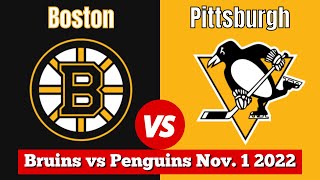 Boston Bruins vs Pittsburgh Penguins  Live NHL Play by Play amp Chat [upl. by Sitoiyanap62]