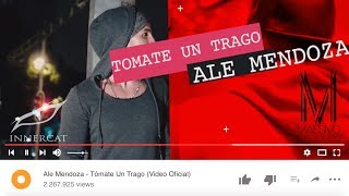 Ale Mendoza  Tómate Un Trago Video Oficial [upl. by Uoliram937]