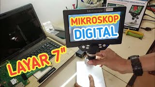 MICROSKOP DIGITAL UNTUK SERVIS HP  MANTAP JIWA MEMPESONA [upl. by Aisetra]