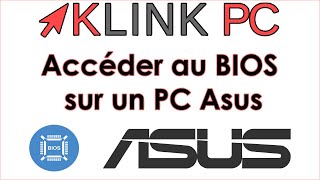 Comment accéder au BIOS et à lordre de démarrage boot order sur un PC Asus [upl. by Eeresid]