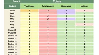 Smart Attendance Spreadsheet for Excel and Numbers [upl. by Colline]