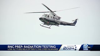 Helicopter will fly low over Milwaukee during RNC preparations [upl. by Arahk423]