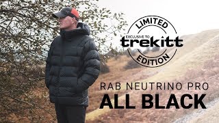 Inside Look Rab Neutrino Pro Jacket All Black Edition [upl. by Seem]