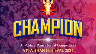 Ati Atihan Festival GNHS Dance Ritual Champion 2024 [upl. by Alikahs]