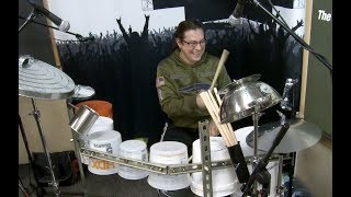 Mike Manginis Epic Bucket Drum Solo [upl. by Eirlav403]