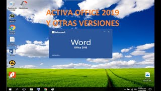 Activador office 2019  todas las versiones [upl. by Orgel]