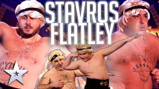 STAVROS FLATLEY  All Performances  Britains Got Talent [upl. by Immac]