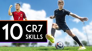 TOP 10 Cristiano Ronaldo Skills [upl. by Dnaltruoc]