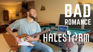 Bad Romance Guitar Cover  Halestorm [upl. by Sadick]