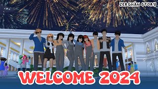 ZERGHAN STORY 12  WELCOME 2024   SAKURA SCHOOL SIMULATOR DRAMA [upl. by Etteniotnna]