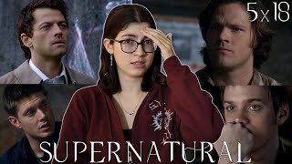 THE 100TH EPISODE Supernatural 5x18 Reaction and Commentary [upl. by Depoliti]