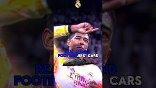 Real Madrid Footballers Cars football soccer realmadrid [upl. by Ellened]