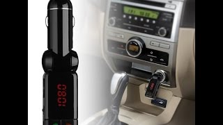 Bluetooth fm Transmiter зарядное устройство [upl. by Haizek]