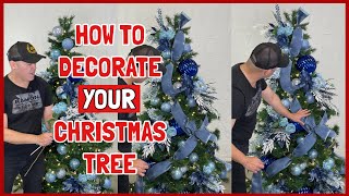 CHRISTMAS TREE DECORATIONS  How To Decorate A Traditional Christmas Tree Like A Pro  Ramon At Home [upl. by Paddy]