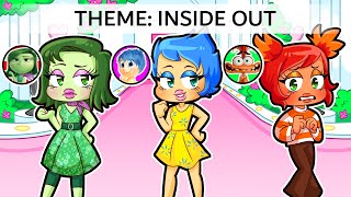 Buying INSIDE OUT Movie THEMES in DRESS to IMPRESS [upl. by Pepito]