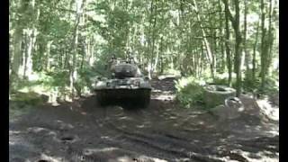 leopard 1 tank in action tanks in town 2008wmv [upl. by Radie]