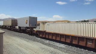 BNSF Z train at the Tehachapi Depot Museum [upl. by Ahsoem]