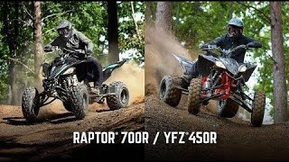 Cual comprarias la Yamaha Raptor 700R 2023 o la Yamaha YFZ 450R 2023 [upl. by Eire]