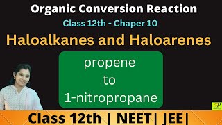 Reaction machenism organic chemistry how to prepare propene to 1Nitropropane [upl. by Betti]