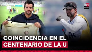 Stefano Peschiera confeso hincha crema ganó el bronce en el día del centenario de Universitario [upl. by Celinda]