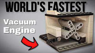 Fastest 12000 RPM Lego Vacuum Engine  World record [upl. by Sapowith786]