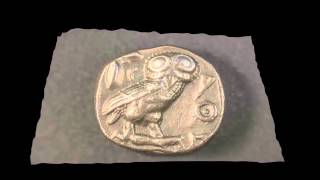 Athenian Owl Tetradrachm 3D Simulation [upl. by Cedell]