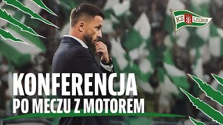 KONFERENCJA  Trenerzy po meczu Lechia Gdańsk  Motor Lublin 02 [upl. by Ikiv]