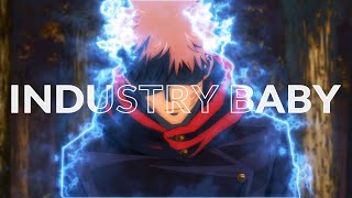 Lil Nas X  Industry Baby AMV  Jujutsu Kaisen [upl. by Yrahcaz]