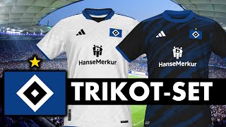 Ich habe NEUE TRIKOTS für den HSV DESIGNT 202324 [upl. by Lula]