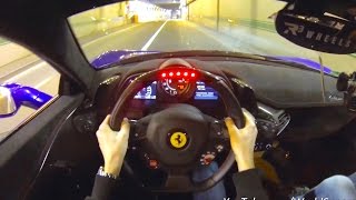 Insane POV Ferrari 458 Speciale w Straight Pipes and R3 Wheels [upl. by Feld316]