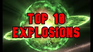 Top 10 Star Wars EXPLOSIONS [upl. by Grove205]