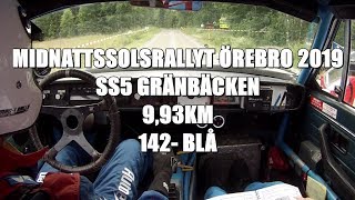 MIDNATTSSOLSRALLYT 2019 ÖREBRO SS5 GRÄNBÄCKEN [upl. by Pammy]