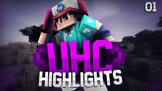 FIRST WIN • Minecraft UHC Highlights 01  Fazon [upl. by Ailema]