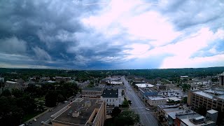 Timelapse of thunderstorm passing through Kalamazoo [upl. by Airak]