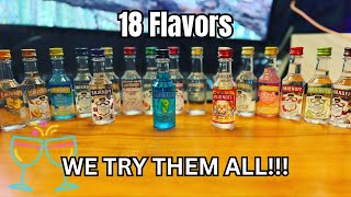 Ranking Smirnoff Vodkas 18 Flavors [upl. by Deyes]