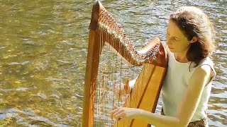 Celtic Harp Solo – A Trip to the Islands Keltische Harfe lever harp  Nadia Birkenstock [upl. by Repip]