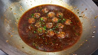 Veg Manchurian Gravy Restaurant Style वेज मंचूरियन ग्रेवी Manchurian Recipe In Hindi Chef Ashok [upl. by Tshombe]