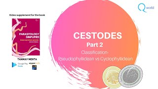 Cestodes classification Pseudophyllidean amp Cyclophyllidean Parasitology simplified tutorials [upl. by Delanie]