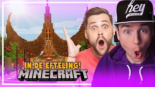 IN DE EFTELING   Minecraft met Teun [upl. by Aplihs]