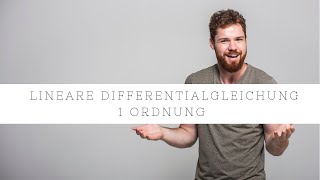 Lineare Differentialgleichung DGL 1 Ordnung  Einfach erklärt [upl. by Faubert621]