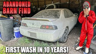 First Wash in 10 Years Barn Find Honda Prelude  Car Detailing Restoration [upl. by Ahsele]