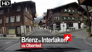 Brienz to Interlaken  Scenic Drive Switzerland [upl. by Coffey]