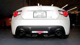 PTUNING FRSBRZ DS325 3quot T304 Full VBand Stainless Steel Dual Exhaust Systems [upl. by Amaryllis]