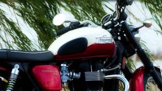 2012 Triumph Bonneville T100 Review  Nashvilleriderscom [upl. by Ynelram]