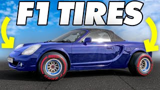 Can F1 Tires Make Your Road Car Faster [upl. by Nolram]