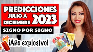 PREDICCIONES SEGUNDA MITAD 2023 🔮 ¿CÓMO LE IRÁ A CADA SIGNO [upl. by Ailati]