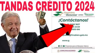 🎉OJO💥 TANDAS🔥CRÉDITOS 🎁PRESTAMOS BIENESTAR 2024 INICIAN REGISTROS Y REQUISITOS [upl. by Coriss551]