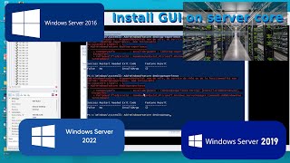 Installer une interface graphique sur Windows server core [upl. by Dnalyag123]