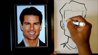 How To Draw A Caricature Using Easy Basic Shapes [upl. by Aniratak348]