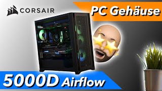 Der BESTE Midi Tower 👉 Corsair 5000D Airflow PC Gehäuse Review Test amp Unboxing [upl. by Apfel269]